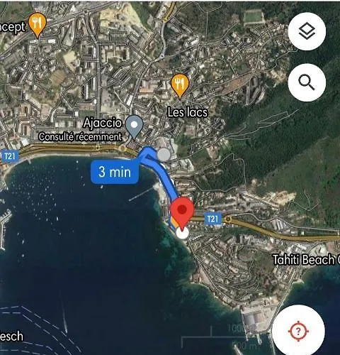 Daire Entier, Climatise, Vue Ajaccio (Corsica)