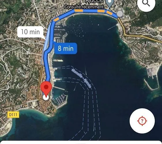 Daire Entier, Climatise, Vue Ajaccio (Corsica)